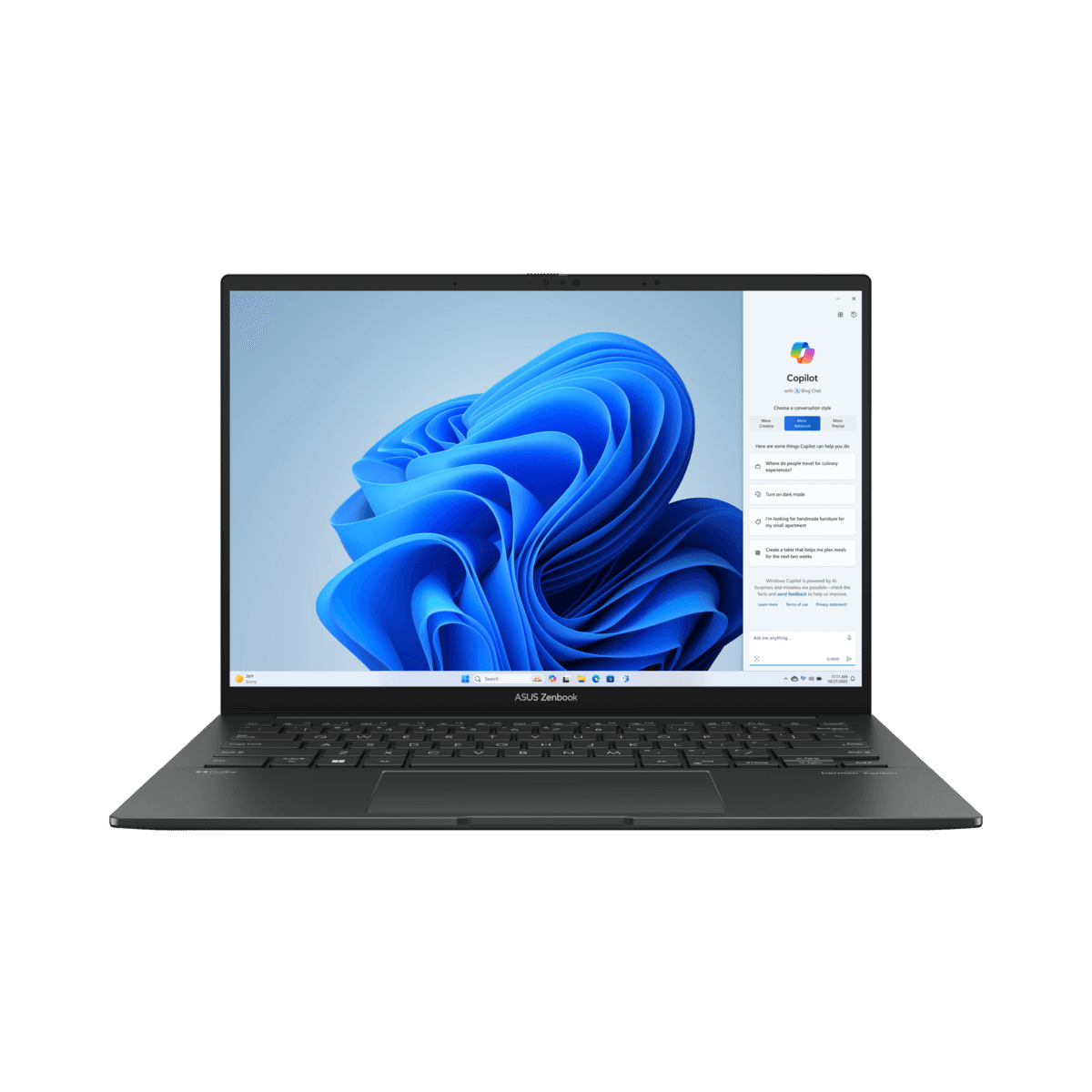 Asus Zenbook Q415MA Intel Core Ultra 5 -125H 13th Gen| 8 GB RAM| 512 GB SSD | 14" FHD (1920 x 1200) OLED Touch-Screen | Backlit Keyboard | Win 11 | 1 Year Warranty