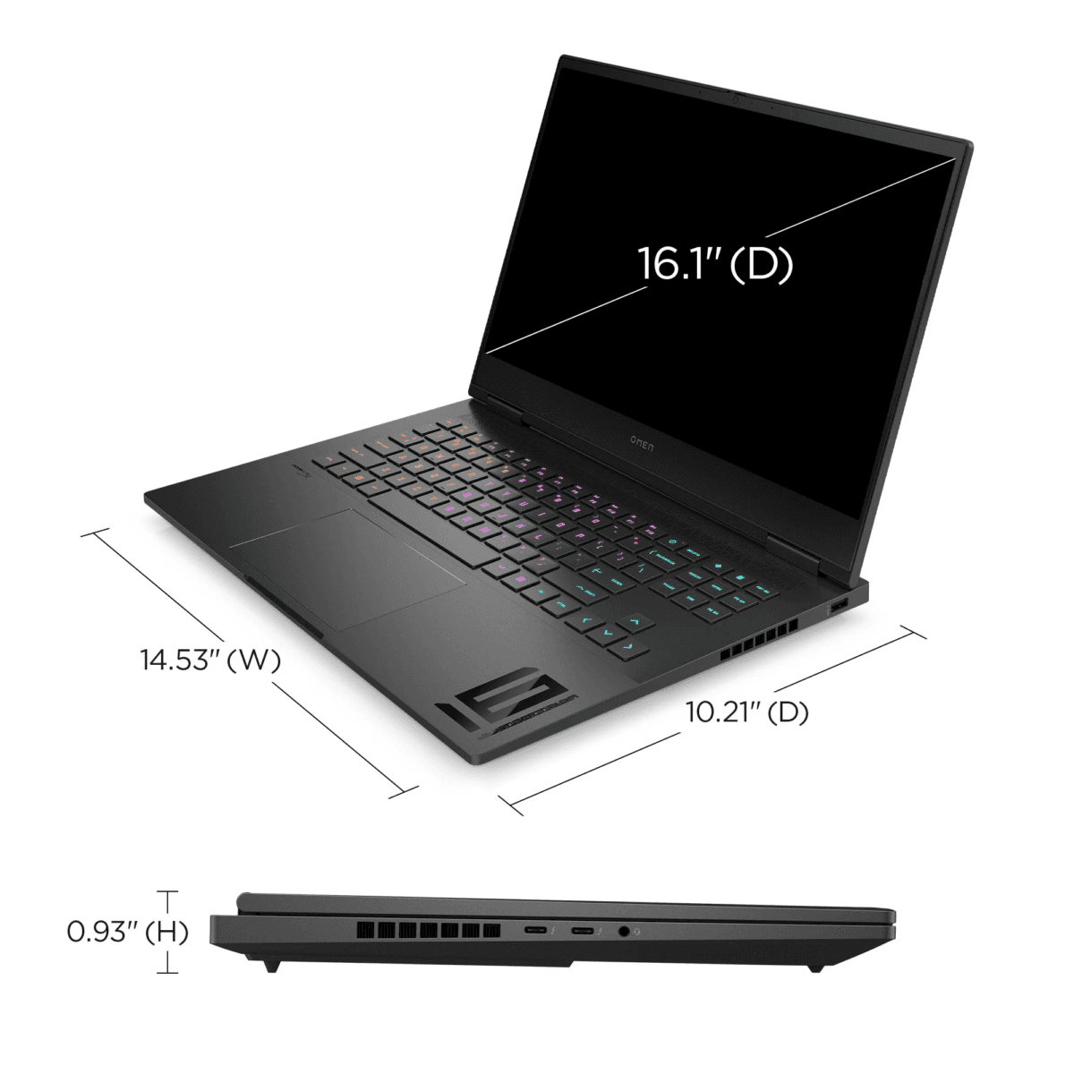 HP Omen 16, 14 Gen Intel Core™ i7-14700HX | 16 GB RAM | 512 GB SSD |  RTX 4060 | 16.1" FHD (1920 x 1080) 165 Hz | RGB Backlit Keyboard | Win 11