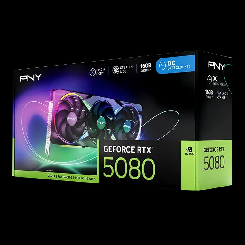 Graphics Card PNY GEFORCE RTX 5080 16GB Triple Fan