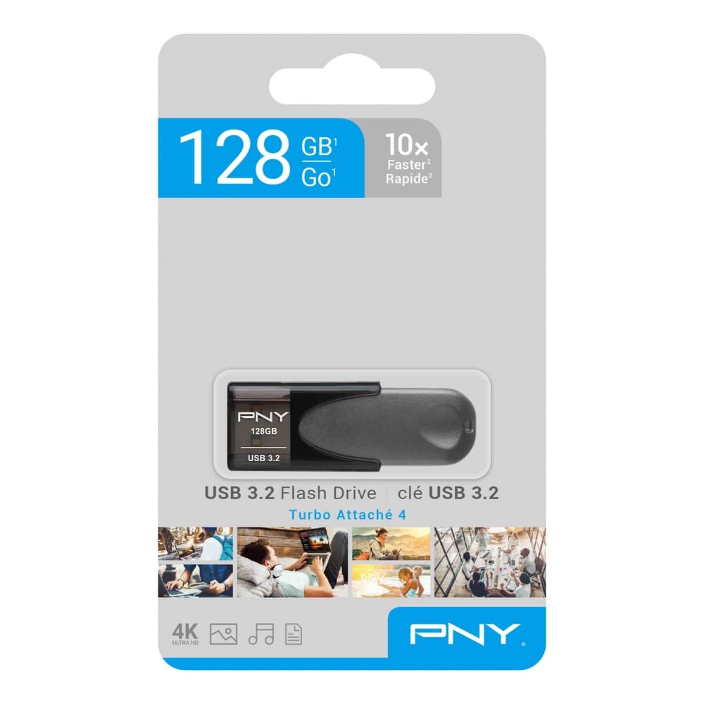 Flash Drives PNY 128 GB Turbo Attaché 4 USB 3.2